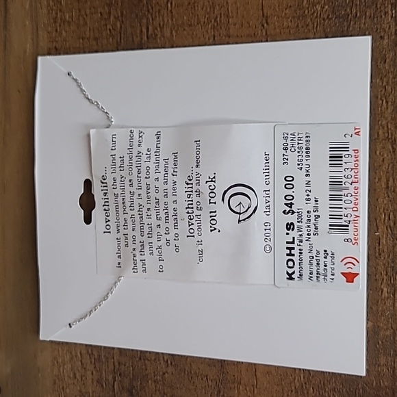 NEW Sterling Silver Hearts Friends Necklace - Picture 3 of 3